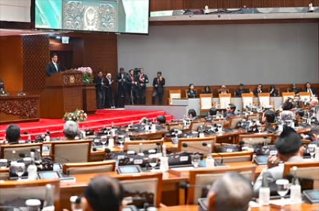 RUU APBN 2026 resmi disahkan menjadi Undang-Undang, Selasa (23/9/2025)/Foto: dok Kemenkeu